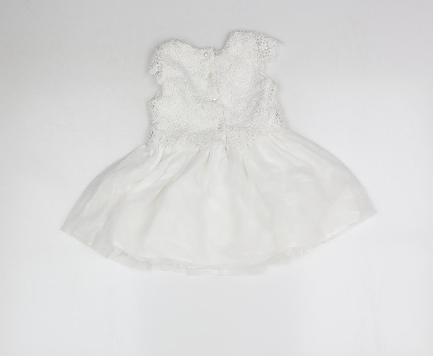Primark Girls White   Fit & Flare  Size 18-24 Months