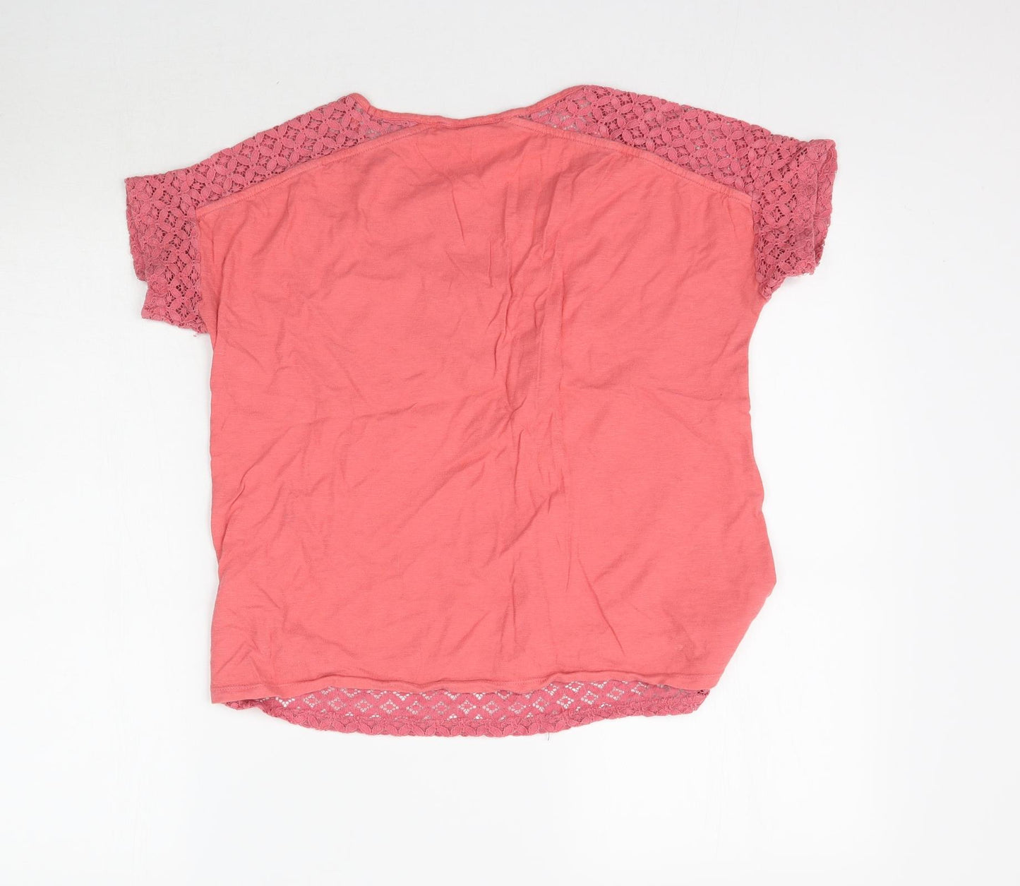 Marks and Spencer Womens Pink   Basic T-Shirt Size 12
