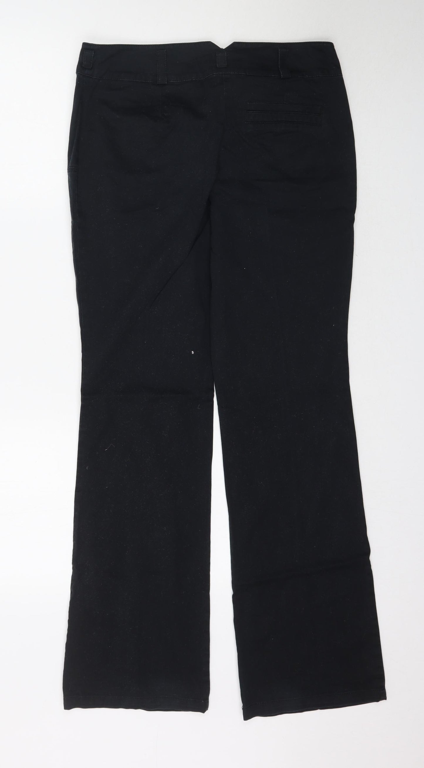 Promod Womens Black   Trousers  Size 10 L32 in