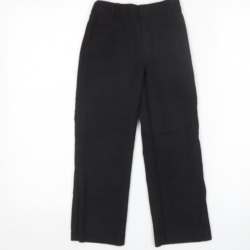 David Luke Boys Black   Dress Pants Trousers Size 6-7 Years - school Wear