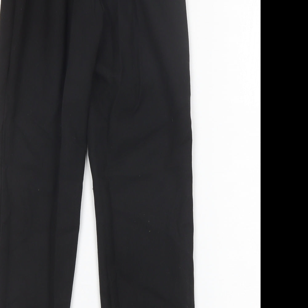 David Luke Boys Black   Dress Pants Trousers Size 6-7 Years - school Wear