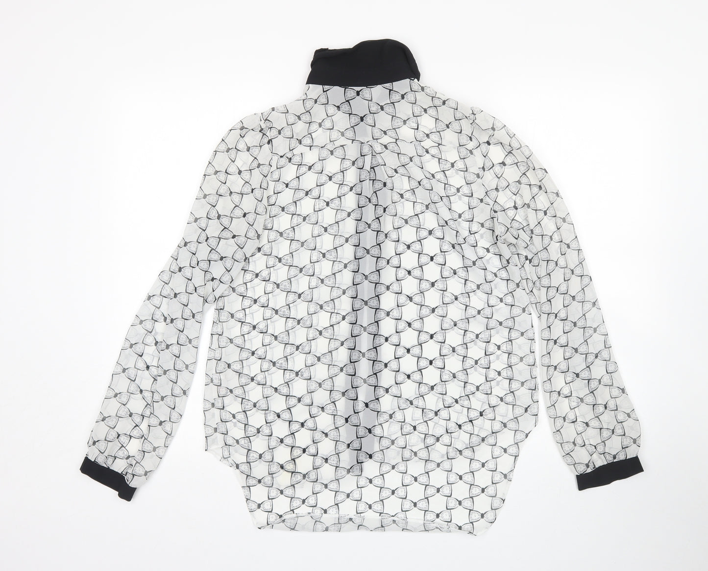 Dorothy Perkins Womens Multicoloured Geometric  Basic Blouse Size 10  - Button up
