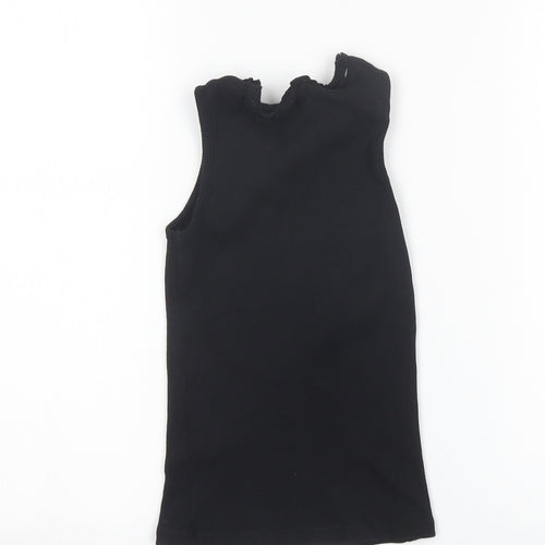 George Girls Black   Basic Tank Size 6-7 Years