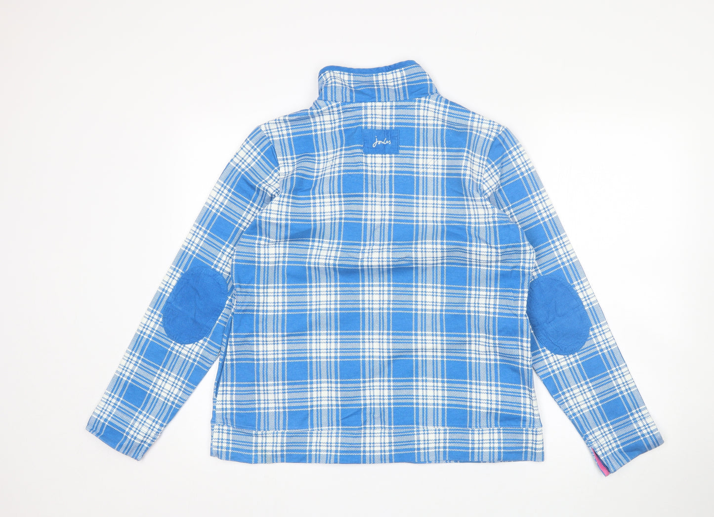 Joules Womens Multicoloured Check  Pullover Sweatshirt Size 14
