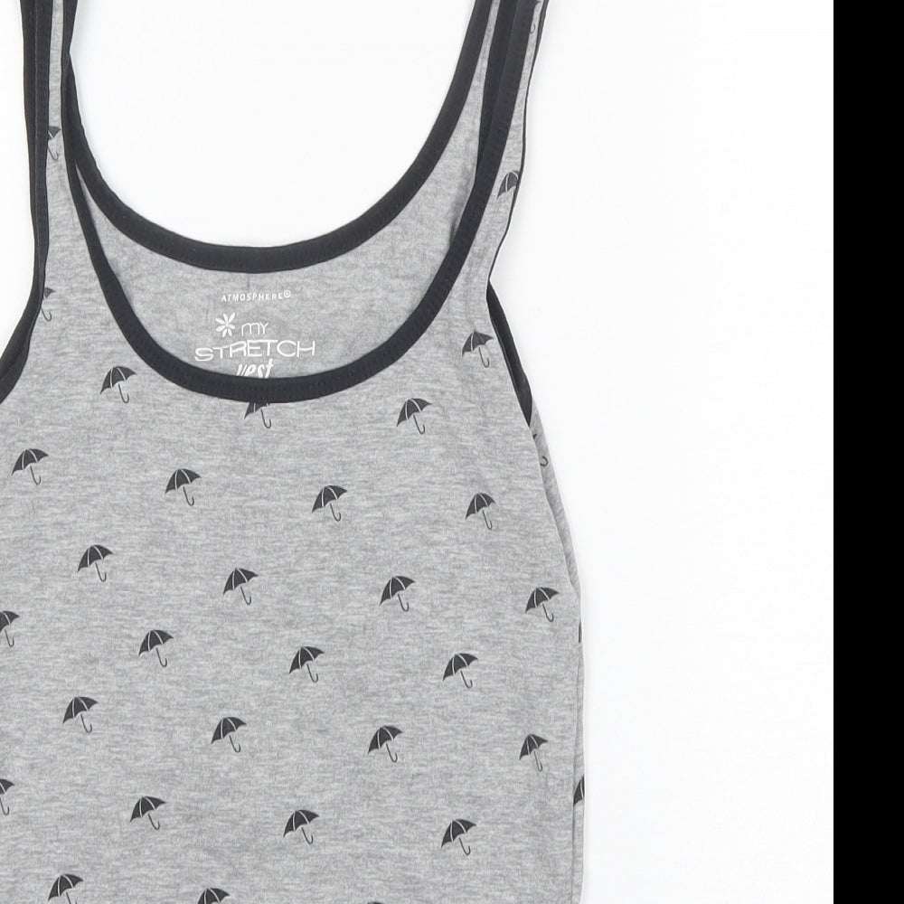 Atmosphere Womens Grey   Basic Tank Size 6