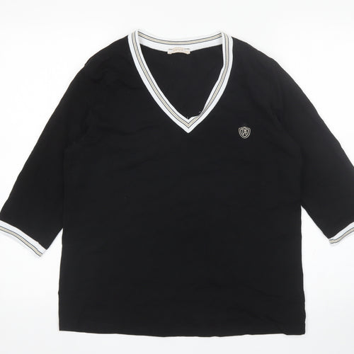 INVT Womens Black   Basic T-Shirt Size S
