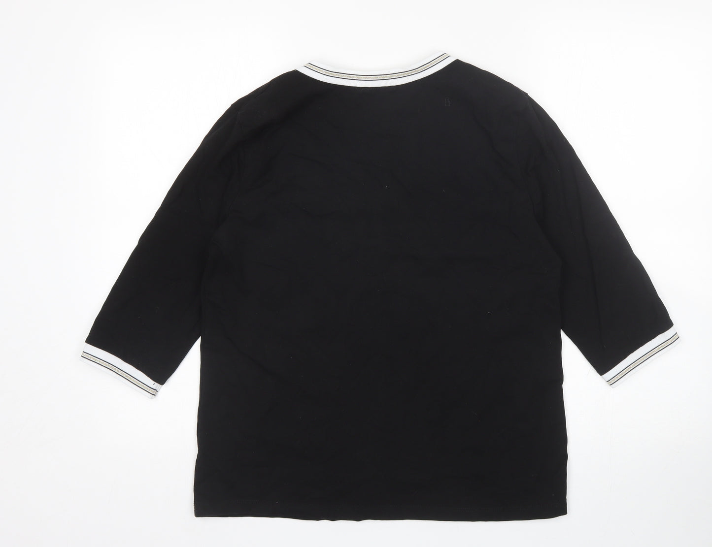 INVT Womens Black   Basic T-Shirt Size S
