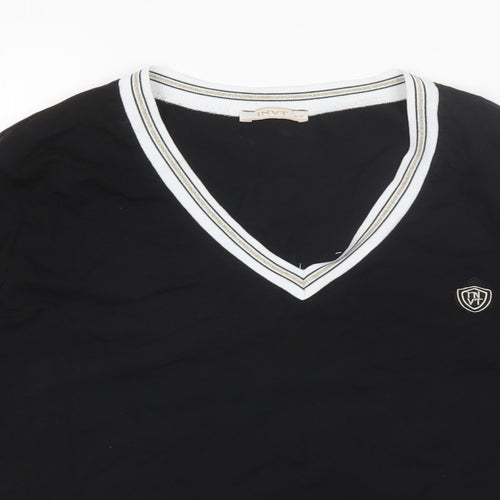 INVT Womens Black   Basic T-Shirt Size S