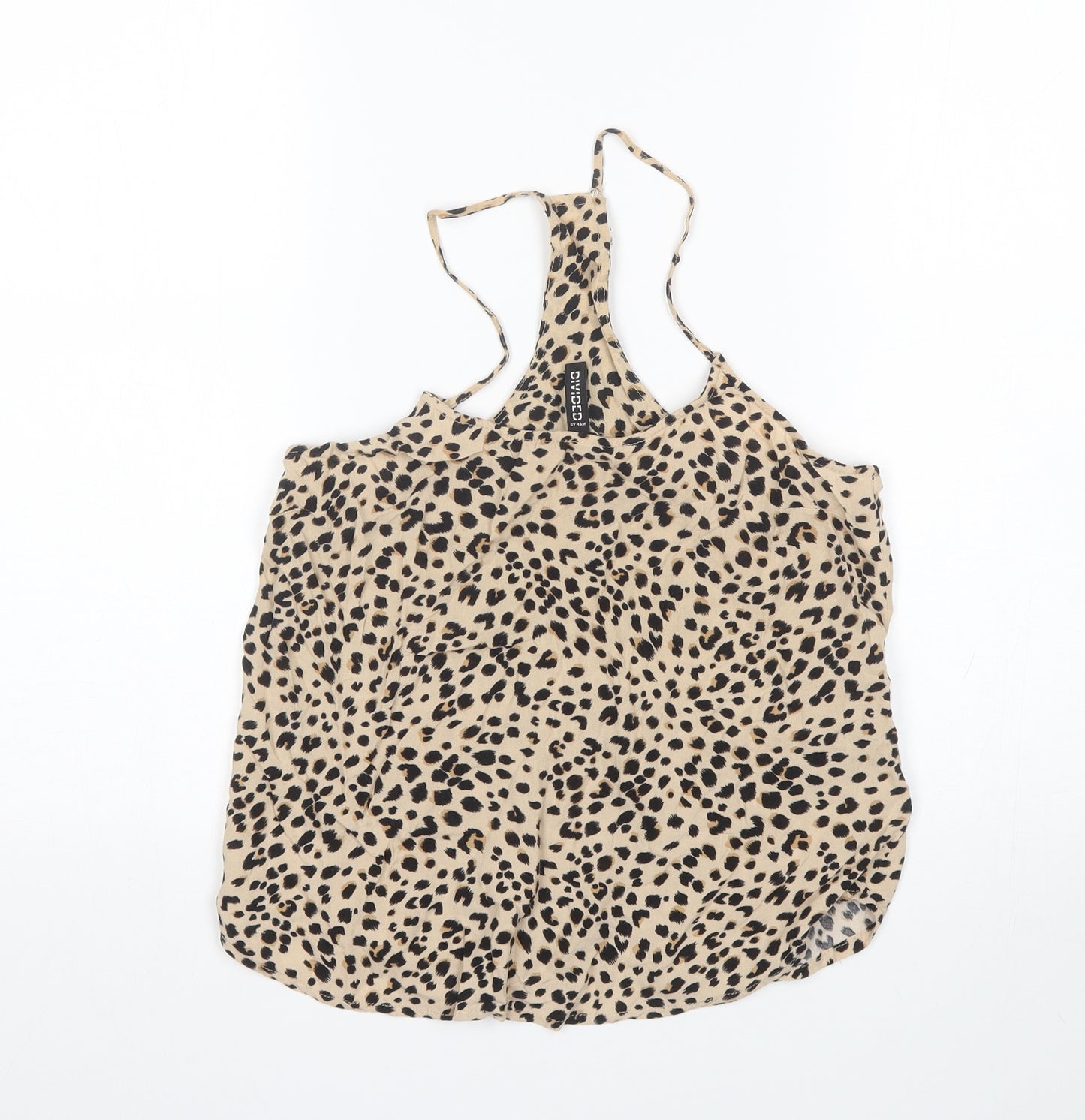 H&M Womens Multicoloured Animal Print  Basic Tank Size 6