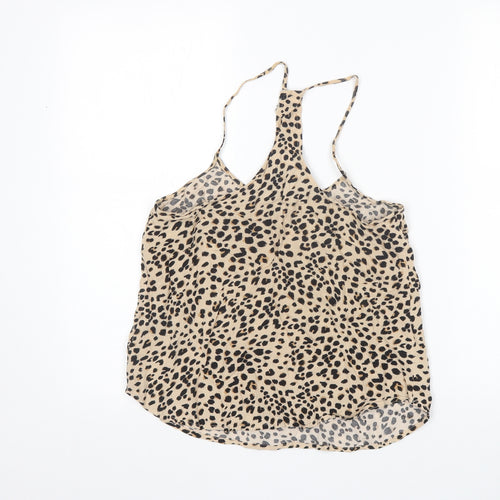 H&M Womens Multicoloured Animal Print  Basic Tank Size 6