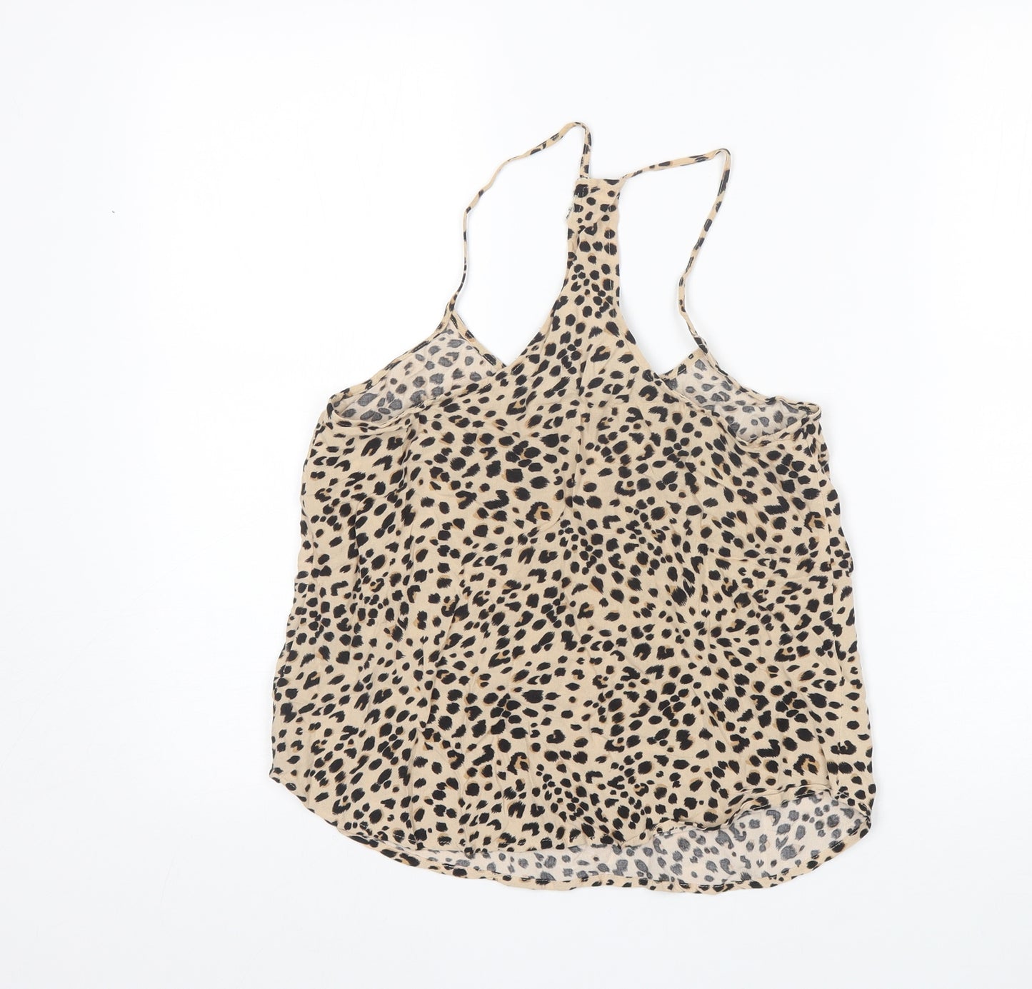 H&M Womens Multicoloured Animal Print  Basic Tank Size 6