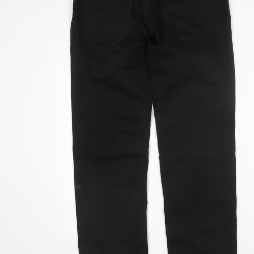 NEXT Mens Black   Straight Jeans Size 32 L32 in
