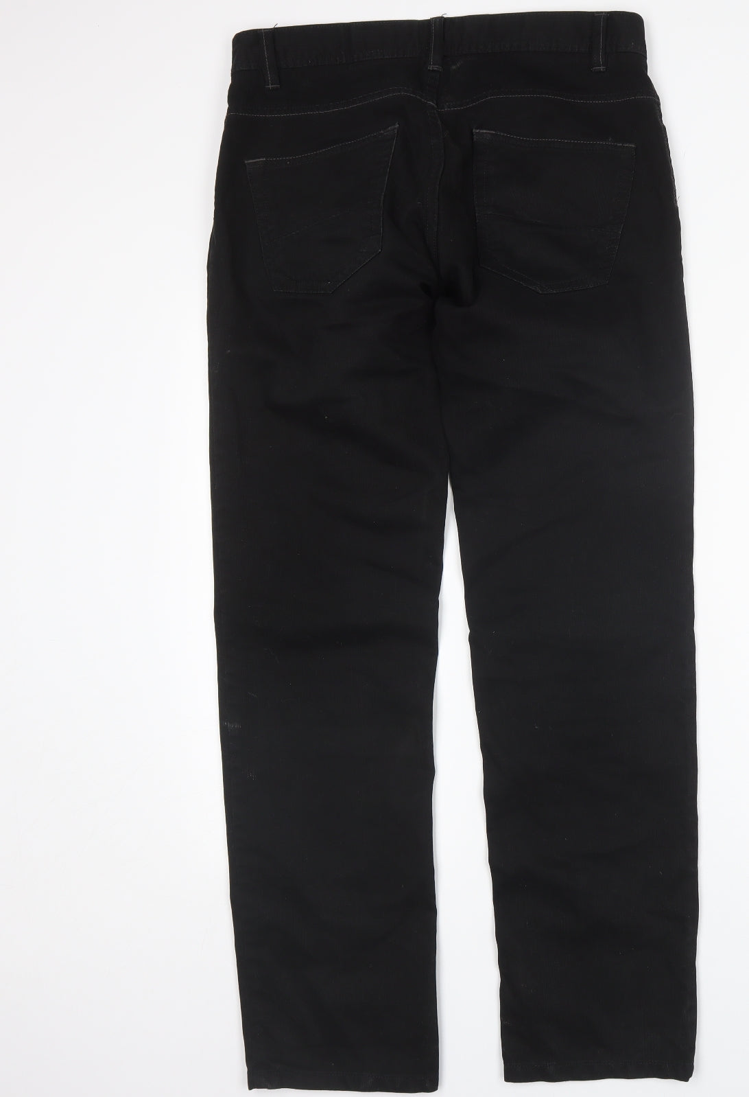NEXT Mens Black   Straight Jeans Size 32 L32 in