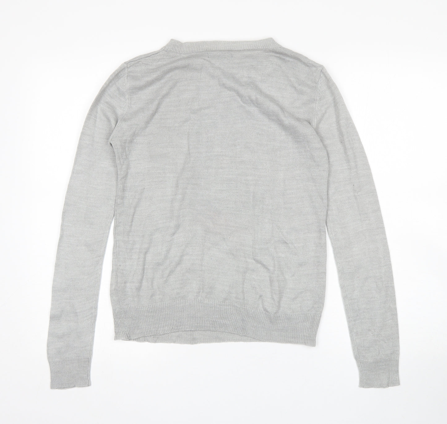 Primark Womens Grey   Pullover Jumper Size 2XS