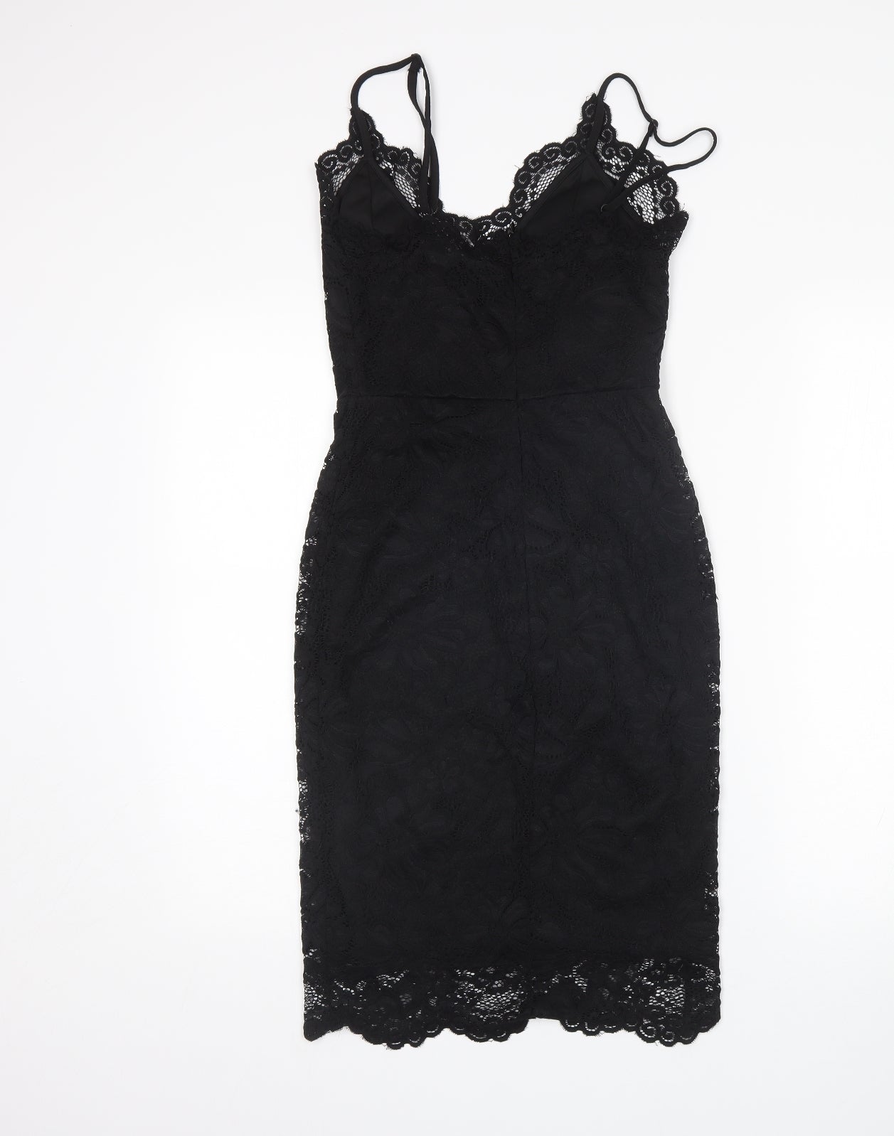 New Look Womens Black Floral  Mini  Size 10