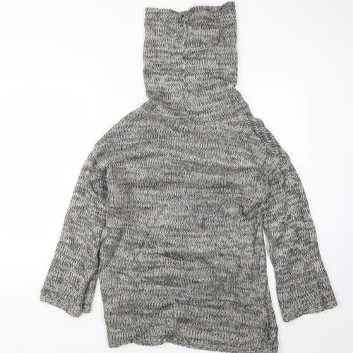 H&M Womens Grey  Knit Pullover Jumper Size M