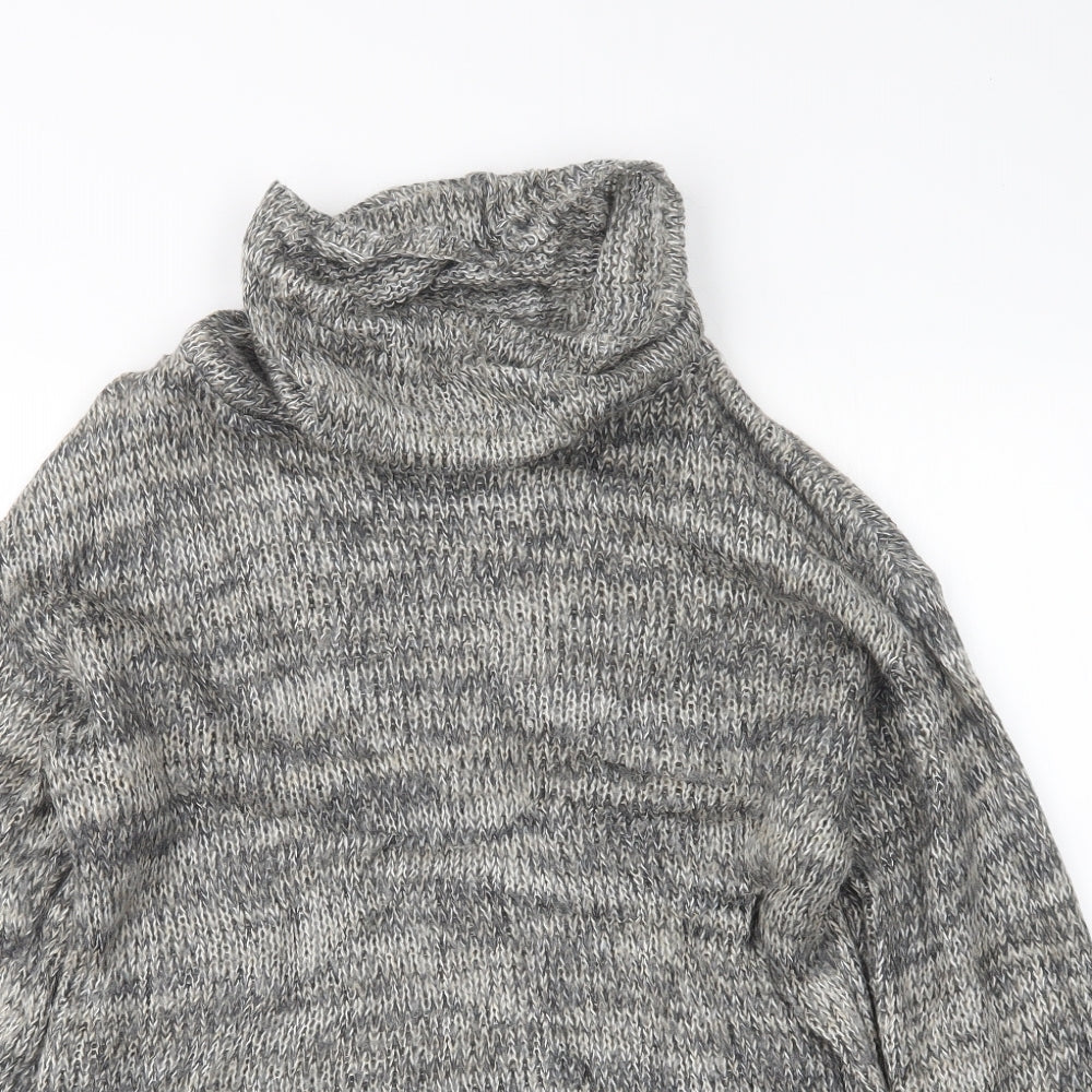 H&M Womens Grey  Knit Pullover Jumper Size M