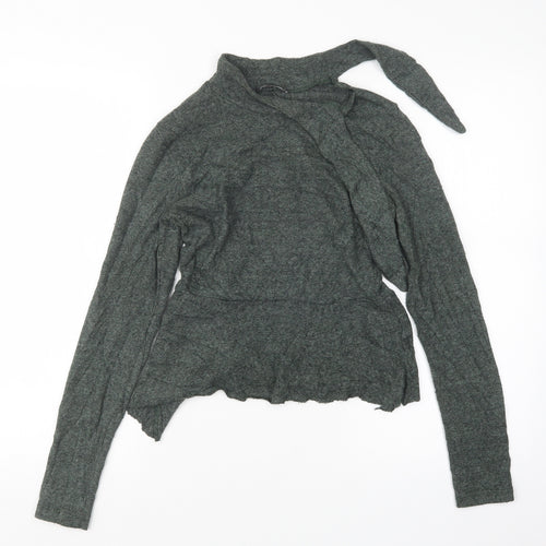 H&M Womens Green  Knit Pullover Jumper Size S