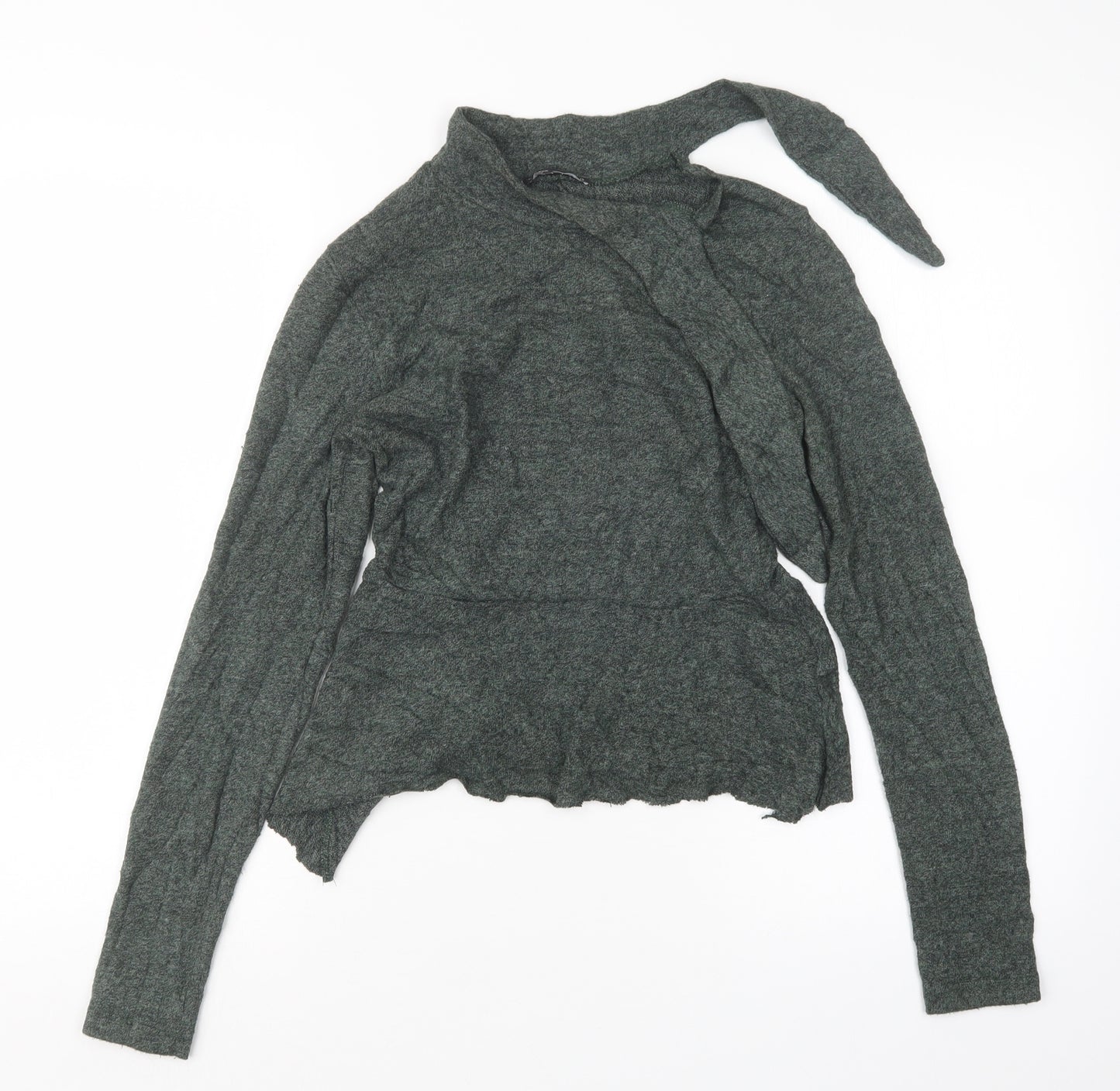 H&M Womens Green  Knit Pullover Jumper Size S