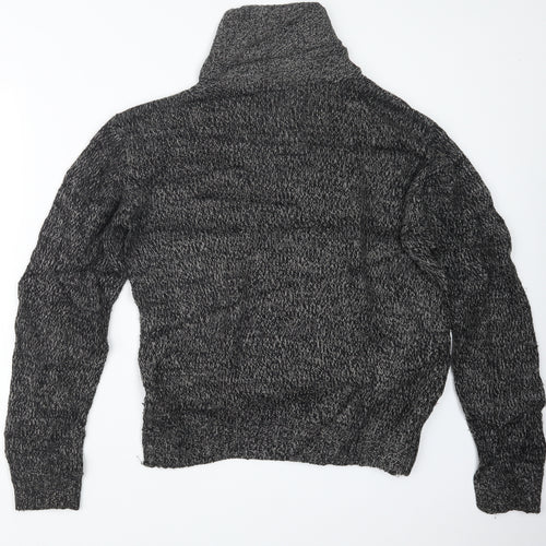 Cedar Wood State Mens Grey  Knit Pullover Sweatshirt Size S