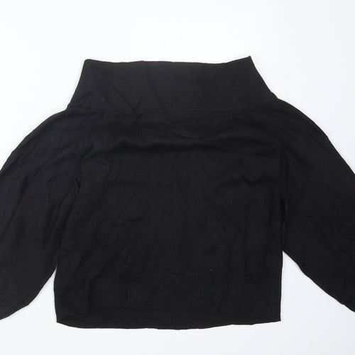 H&M Womens Black   Pullover Jumper Size M