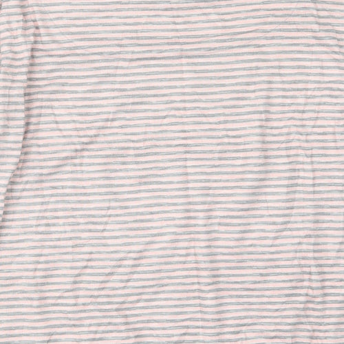 Dorothy Perkins Womens Pink Striped  Top Pyjama Top Size M