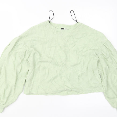 Divided by H&M Womens Green   Pullover Jumper Size XS