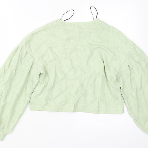 Divided by H&M Womens Green   Pullover Jumper Size XS