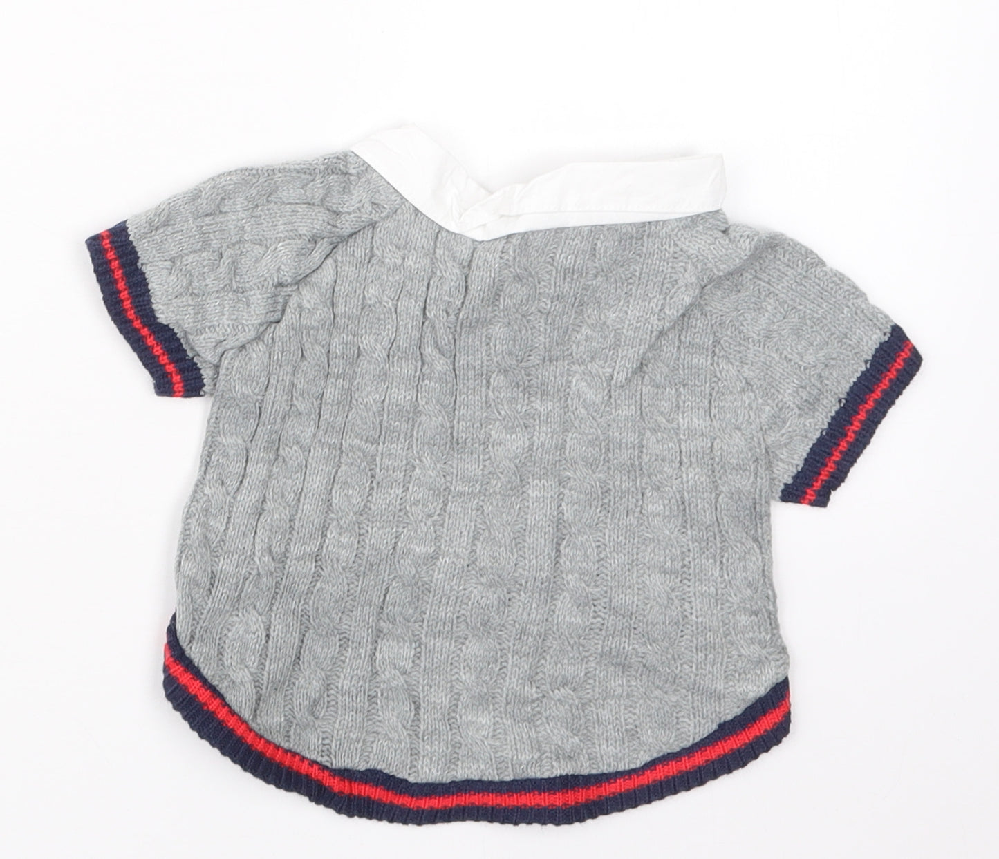 Accessorize Boys Grey   Pullover Jumper One Size