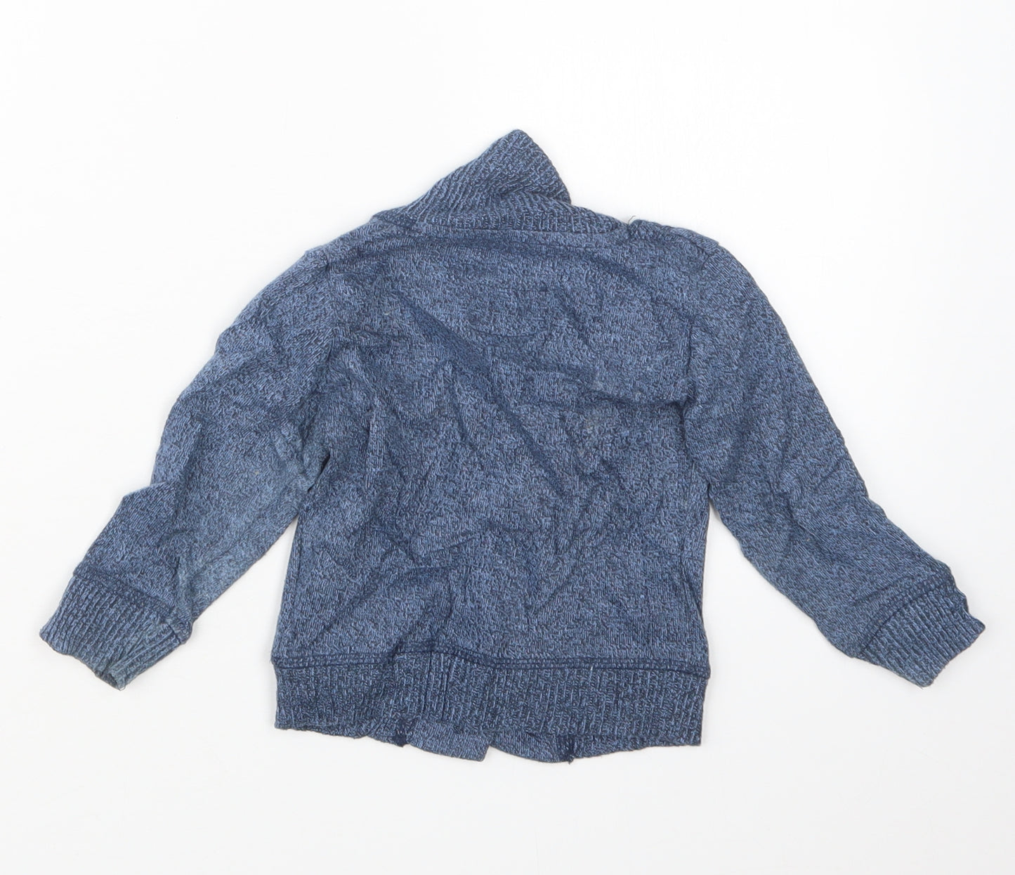 Rebel Boys Blue  Knit Cardigan Jumper Size 12-18 Months