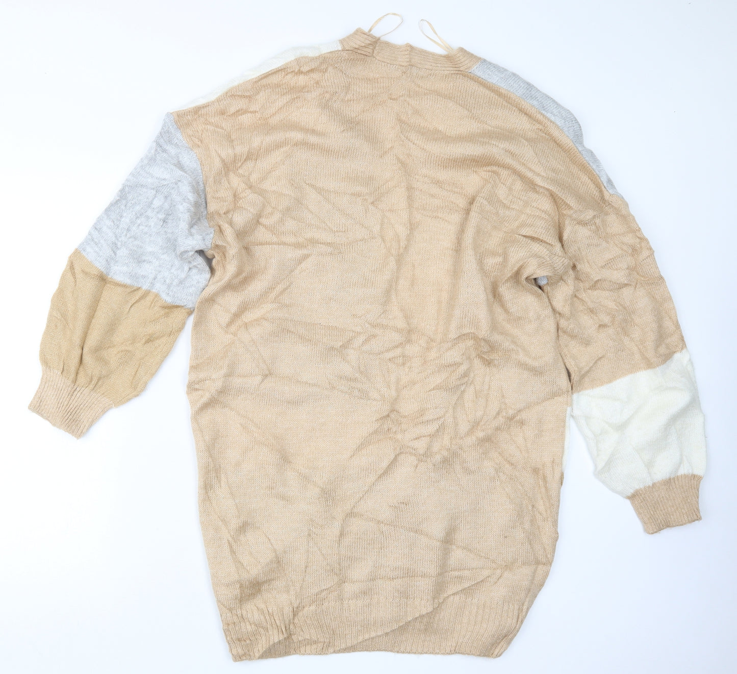 George Womens Beige  Knit Cardigan Jumper Size M
