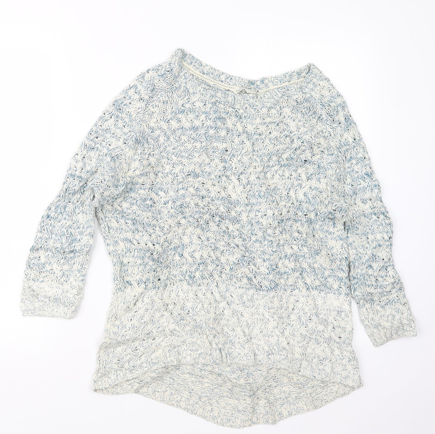 Fat Face Womens Blue  Knit Pullover Jumper Size S