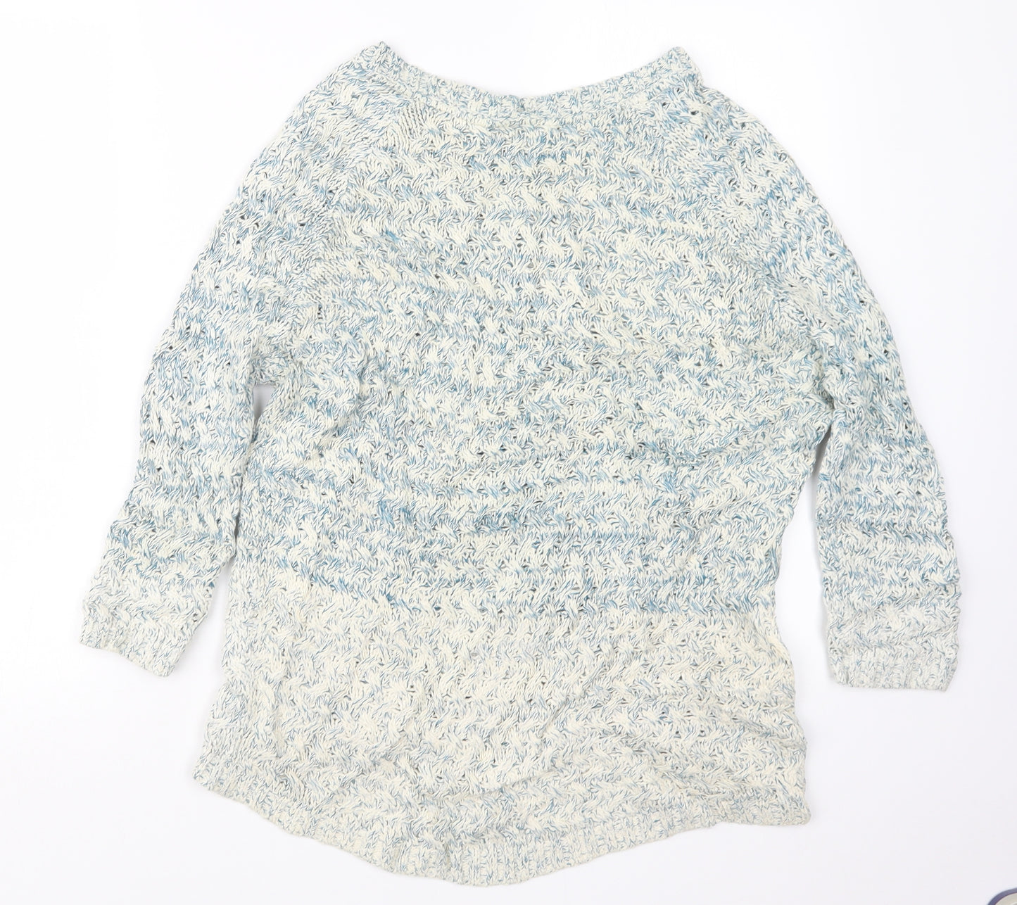 Fat Face Womens Blue  Knit Pullover Jumper Size S