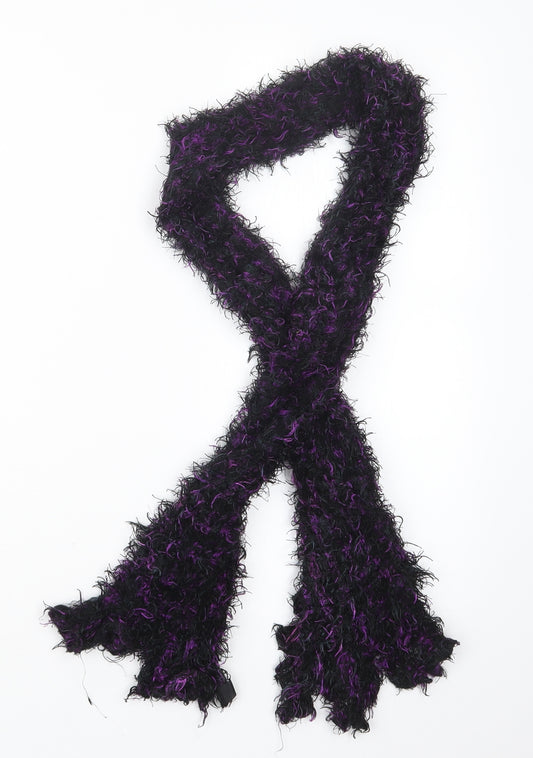 Front view of Preworn women’s purple scarf