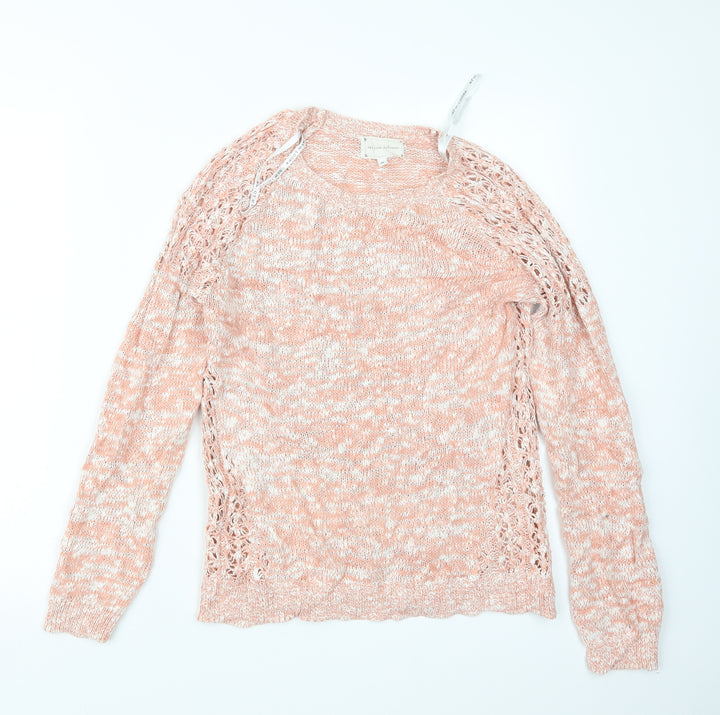 New Look Womens Pink  Knit Pullover Jumper Size 12