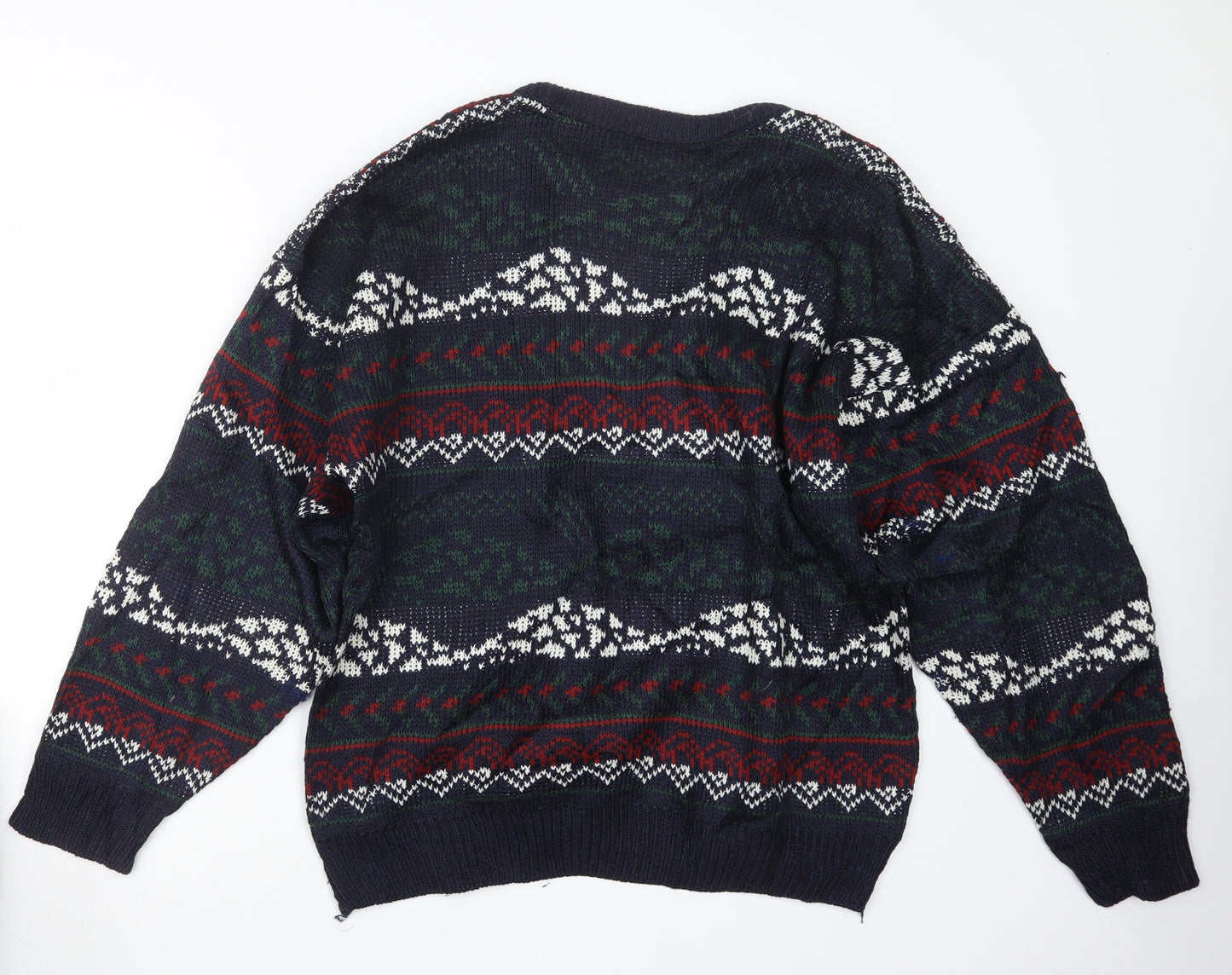 Peter Gribby Mens Blue  Knit Pullover Jumper Size M