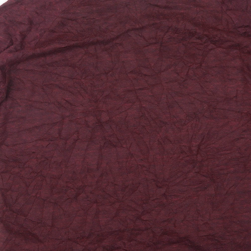 Dorothy Perkins Womens Purple  Knit Pullover Jumper Size 10