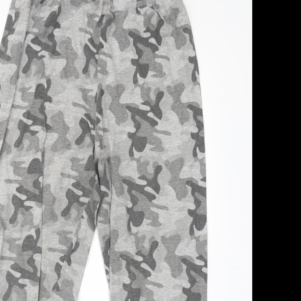 George Boys Grey Camouflage   Pyjama Pants Size 10-11 Years