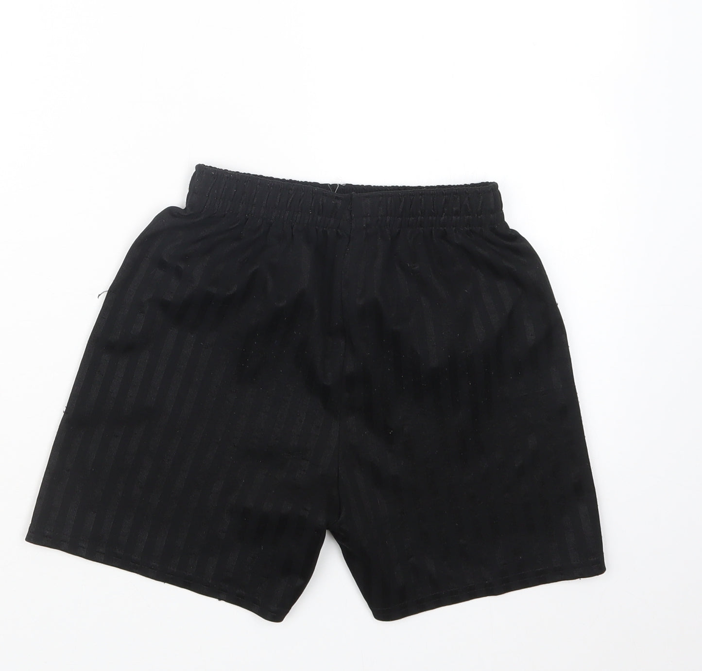 Preworn Boys Black   Bermuda Shorts Size 7-8 Years