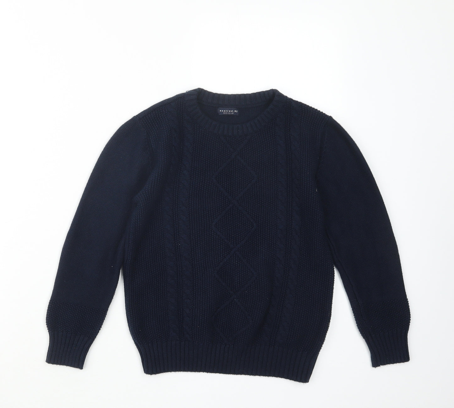 NEXT Boys Blue  Knit Pullover Jumper Size 5-6 Years