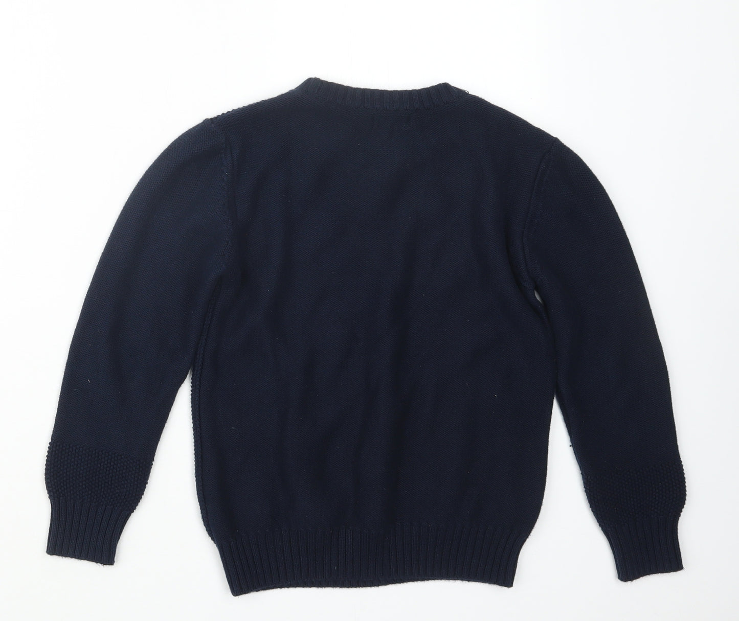 NEXT Boys Blue  Knit Pullover Jumper Size 5-6 Years