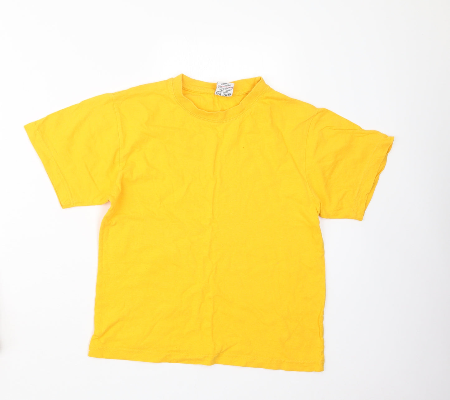 Banner Boys Yellow   Basic T-Shirt Size 9-10 Years
