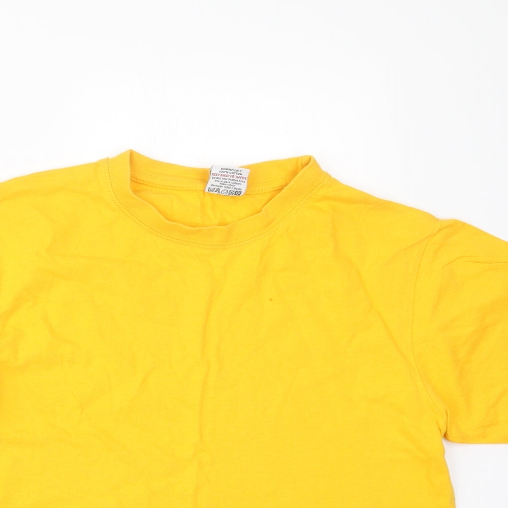 Banner Boys Yellow   Basic T-Shirt Size 9-10 Years
