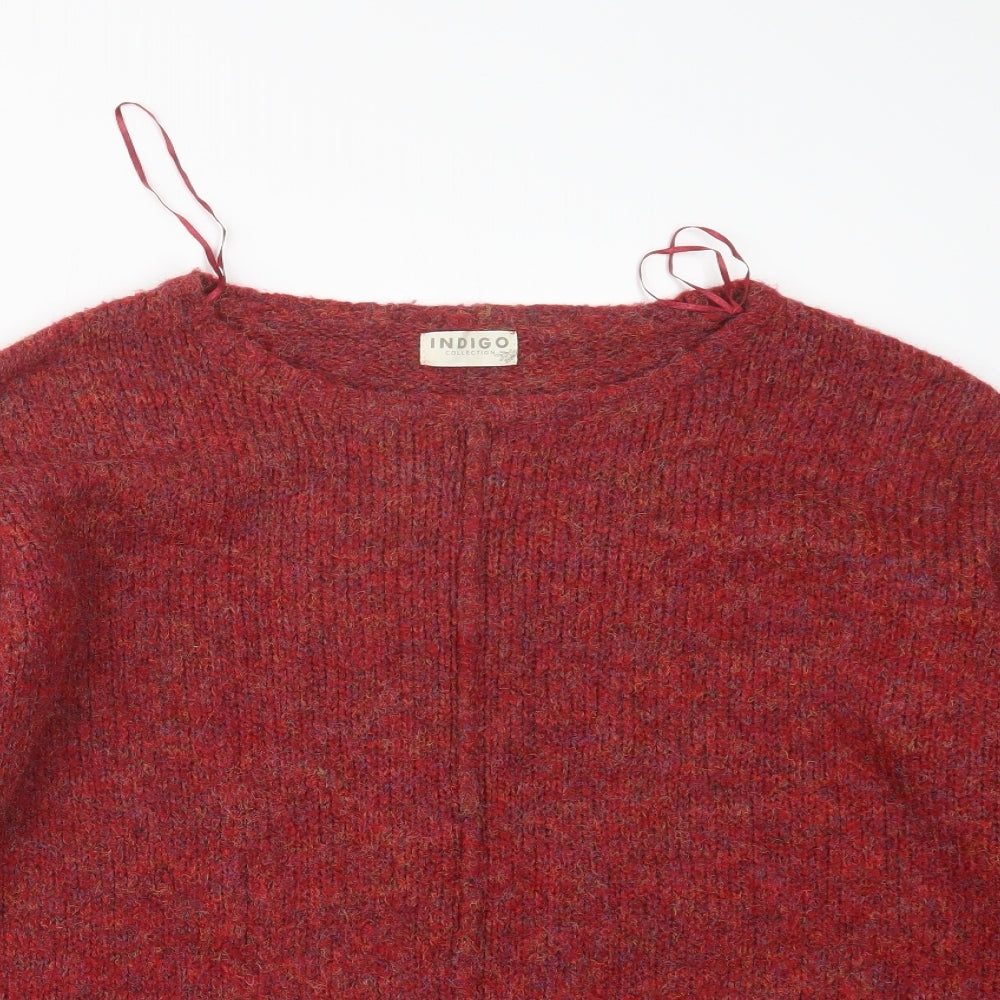 Marks and Spencer Womens Red  Knit Pullover Jumper Size L