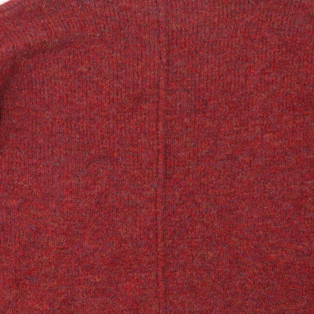 Marks and Spencer Womens Red  Knit Pullover Jumper Size L