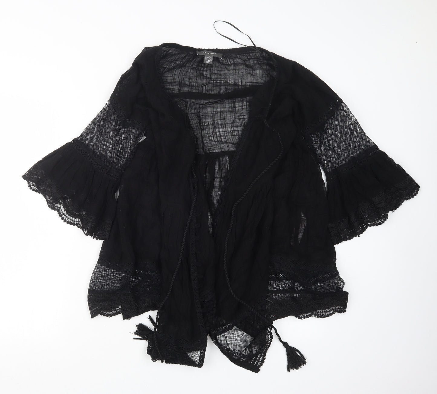 Primark Womens Black   Cardigan Jumper Size 10