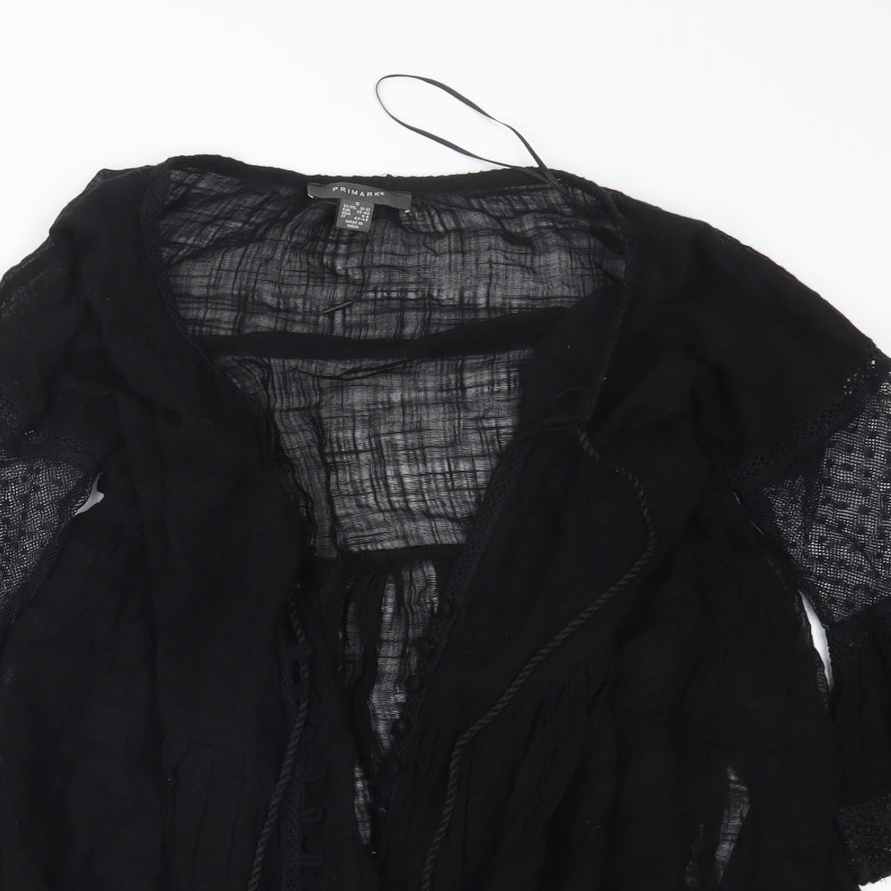 Primark Womens Black   Cardigan Jumper Size 10