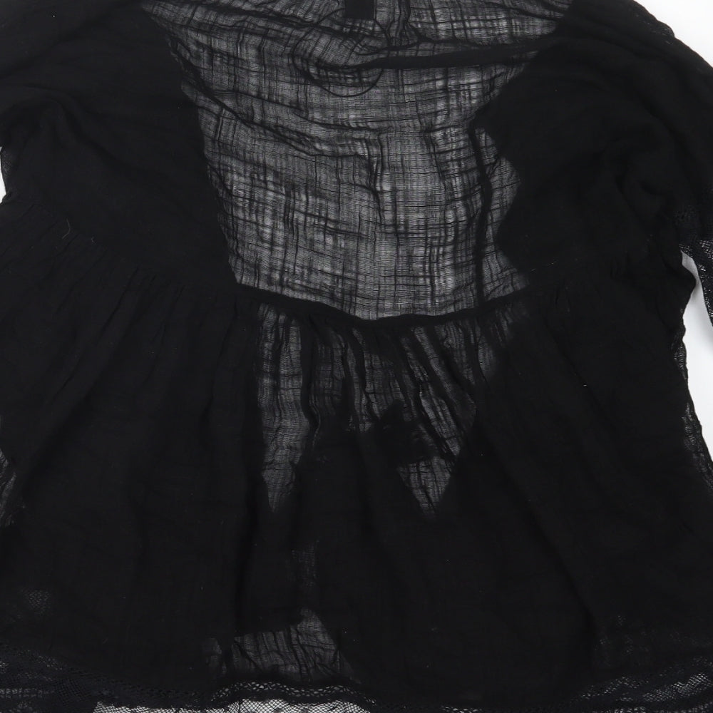 Primark Womens Black   Cardigan Jumper Size 10