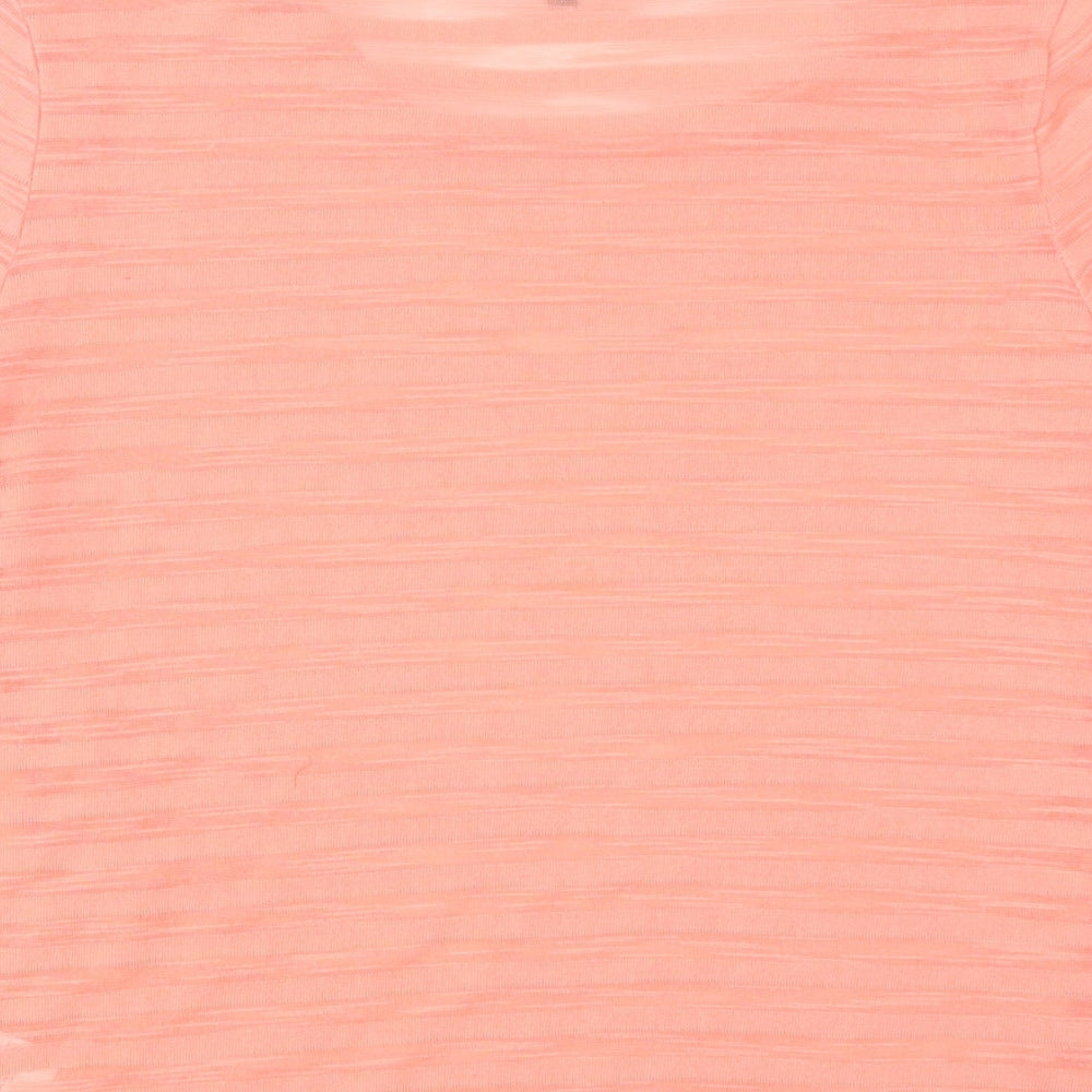 Warehouse Womens Orange   Basic T-Shirt Size 10