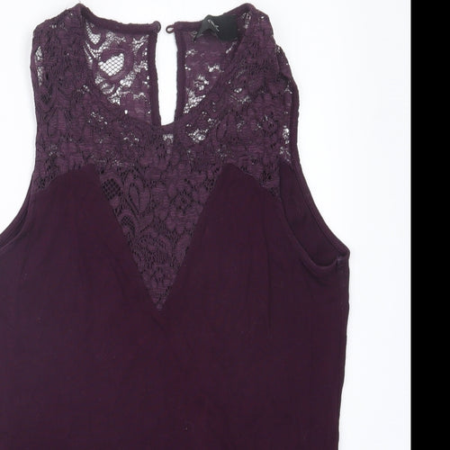 NEXT Womens Purple   Basic Blouse Size 10